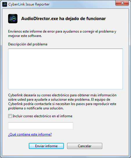 MediaShow.exe ha dejado de funcionar