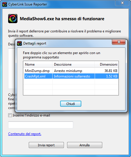 MediaShow.exe has stopped working