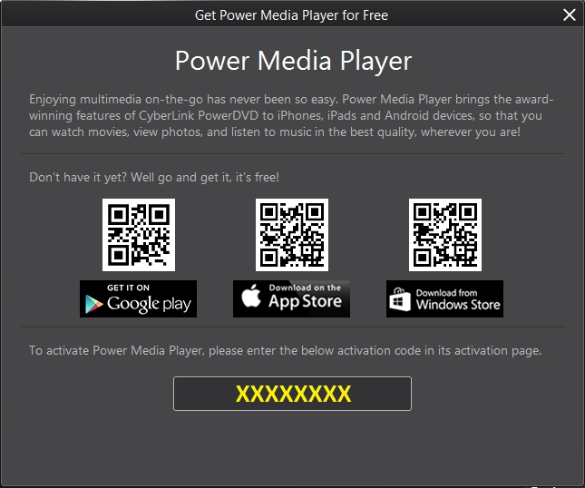 cyberlink power media player serial number