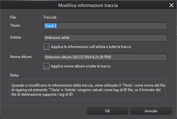 impostazione