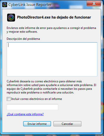 MediaShow.exe ha dejado de funcionar